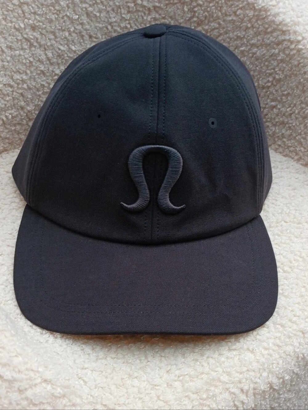 Lululemon Day's Shade Reinvented Black Logo Baseball Cap